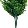 [1PCs -As Shown -18 Green Branches ] Artificial Flower DIY Wedding Colorful Flower Bouquet Plastic Plants Fake Flowers For Garden Porch Window Home Room Table Decor (TU11226)-B0DWT7KS9F