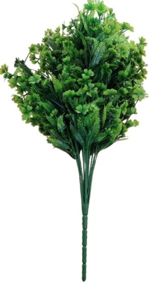 [1PCs -As Shown -18 Green Branches ] Artificial Flower DIY Wedding Colorful Flower Bouquet Plastic Plants Fake Flowers For Garden Porch Window Home Room Table Decor (TU11226)-B0DWT7KS9F