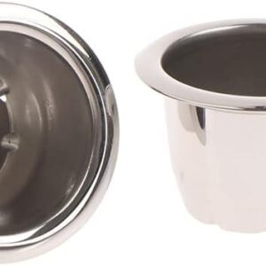 41OKeTLWQvL._AC_ 1pc Refillable Stainless Steel Espresso Coffee Maker Capsule Refilling Filter For Machine Reusable Filter Coffee Pods + 40 cover-B0C6DY9VT4