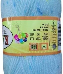 41P2QcqbzRL._AC_ (1) 1Pcs - Multi Color - Crochet and Knitting Yarn Multi Color - Crochet and Knitting Yard 100g-360mt hom 3.6 - color No 1744-B0DHLVT8WP