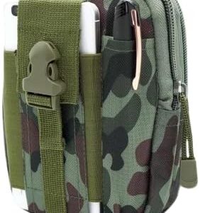 [Camouflage Green] Men Waist Pack Casual Bag Drop Leg Thigh Bag Waist Fanny Pack Belt Pouch Outdoor Sport Fanny Multifunction Pack Phone Pocket CF-B0CVSKK1T2