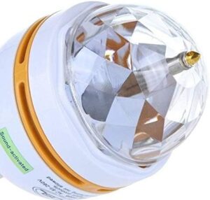 LED Crystal Voice-activated Rotating Stage Lamp-B091BZK45K