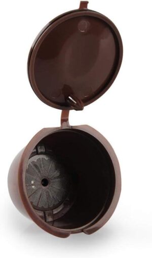 Reusable Coffee Capsules Refillable Pods Compatible with cafe Dolce Gusto Brewers 3 Pack BPA Free (Random Color)-B0CRBGCW23