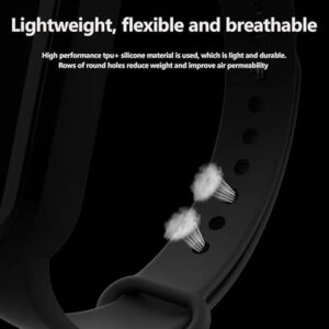 Watch Strap For Xia-omi Mi Band 7 6 5 Wristband Silicone Bracelet Case Cover Wrist Mi Band7 band5 band6 Smartwatch Accessories-B0DPJJDFMF