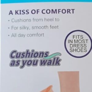 41XCSvaAu6L._AC_ (1 Pair) Silicone Gel Footies - Heel to Toe Cushioning, Fits Most Dress Shoes-B0DXPTB7HS