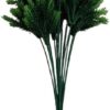 [1PCs -As Shown -18 Green Branches ] Artificial Flower DIY Wedding Colorful Flower Bouquet Plastic Plants Fake Flowers For Garden Porch Window Home Room Table Decor (TU11227)-B0DWT63ZYR