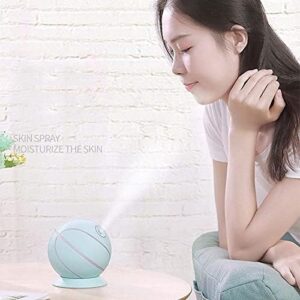 Humidifier Sterile Air Mini Creative Diffuser Aroma Basketball LED Light - Blue-B0923N94H9