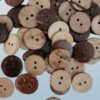 Colorful 30 pcs 17mm Wooden Sewing Buttons Wood Buttons Apparel Supplies Accessories 2-Holes Vivid (Color: 17 mm)-B0DYFCSKB8