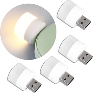 4 / USB Plug Night Light Mini USB Small Book Lamps LED Reading Light Eye Protection Desk Lamp for Bedroom Household Bedside-B0BY2Z1M7C