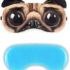 Animated Cartoon 3D Starling dog eyes Sleep Mask Ice patch Light Shading Cover eyemask for Women Girls Kids-B091D31PPT