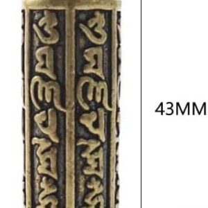 41fmbj5BLzL._AC_ Brass Buddha GuanYin Sutra Cylinder Pendant Keychain Hanging Necklace Jewelry Pill Box Medicine Case Container Bottle Keychains-B0B1PYNJM7