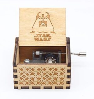 Romely's Gift Store Star Wars Music Box (Wood)-B0831S8SHP