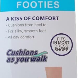 41he529x1wL._AC_ (1 Pair) Silicone Gel Footies - Heel to Toe Cushioning, Fits Most Dress Shoes-B0DXPTB7HS