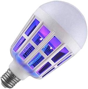 15W LED Zapper Anti Mosquito Light Bulb Lamp Fly Insects Moths Killer Home White-B097NRY4PD
