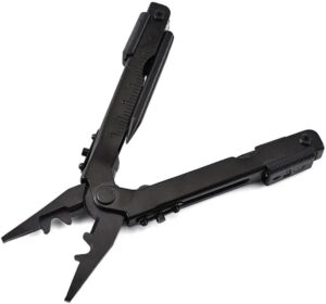 Multifunction Folding Pliers Stainless Steel Bottle Opener Screwdrivers Outdoor Crimper Wire Cutter Pocket Multi-Tool For Car Office Home Bic and More with Belt Holder-B0DVQ5DH2R