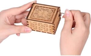 from Dad To Son Music Box - Pure Hand-Classical to My Son from dad Music Box Creative Wooden Crafts Best Gifts- (Dad Love Son)-B0BZ46MTJZ