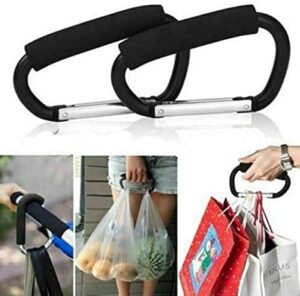 [1 PCs -13.5CM] Multi-function Screw Lock Buckle Big D-Shaped Carabiner Hook Keyring Clip Camping Kits Sports Rope Buckle Not for clambing (Random Color)-B0CMJ7PNSQ