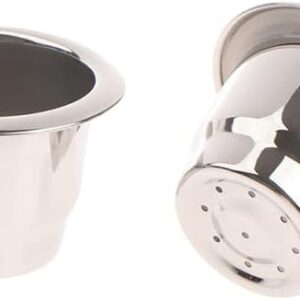 41kWORR8RwL._AC_ 1pc Refillable Stainless Steel Espresso Coffee Maker Capsule Refilling Filter For Machine Reusable Filter Coffee Pods + 40 cover-B0C6DY9VT4