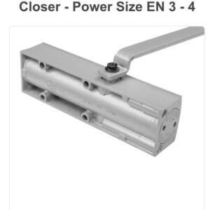 GEZE V-arm for TS1500 with mechanical latch ART.101815 SILVER For Doors till 80K-B0DWKS2PWJ