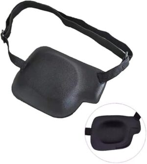1Pcs-Kid's/Adult Black Adjustable Soft and Comfortable Pirate Eye Patch Single Eye Mask for Amblyopia Lazy Eye ‍ (Left)-B0DBMYJSMW