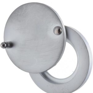 [1 Pcs] Door Magic Eye -Door Viewer 35-50mm - ZP-103-4.5 Cm length (Silver)-B0DXFWLJDN