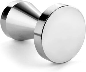 HKzzy Coffee Tamper, Stainless Steel Espresso Coffee Bean Press Base Espresso Tamper 51mm Tool (Silver(51mm))-B0CF1JRPBP