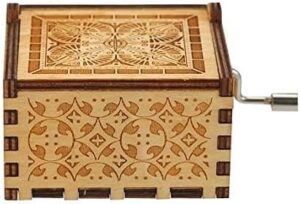 (1 PC) I Love You Daddy Three Thousand Times Handcrafted musicbox Color Brown Wooden-B0C7RJ2ZNY
