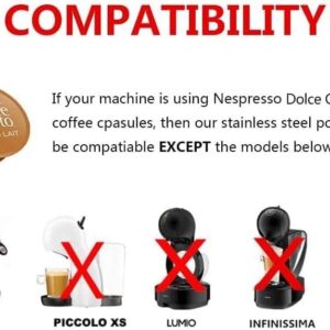 i_Cafilas Gusto Coffee Machine Stainless Steel Capsule Coffee Filter Reusable Stainless Steel Refillable Compatible with cafe Gusto Machines-B0DRJ8KZLL