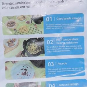 510iT7mE7uL._AC_ Generic Silicone Air Fryer Plate, AirFryer Plate 25 cm Size, Random Color MAy apply-B0DWPGJDYM
