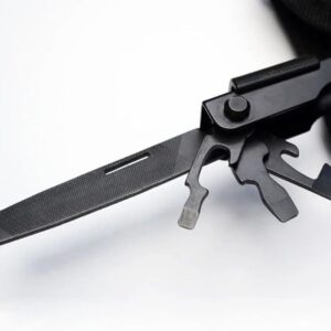 Multifunction Folding Pliers Stainless Steel Bottle Opener Screwdrivers Outdoor Crimper Wire Cutter Pocket Multi-Tool For Car Office Home Bic and More with Belt Holder-B0DVQ5DH2R