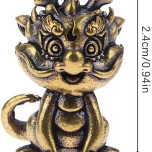 513Gue-OLdL._AC_ 1Pcs as shown in Pic, Small Shape Brass Fortune Chinese Feng Shui Antique Coins Keyring Good Fortune Soild Gourd Keychain Wealth Success Jewelry, See Dimensions Befor Buying-B0DRDXRRXS