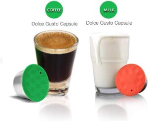 i_Cafilas Gusto Coffee Machine Stainless Steel Capsule Coffee Filter Reusable Stainless Steel Refillable Compatible with cafe Gusto Machines-B0DRJ8KZLL