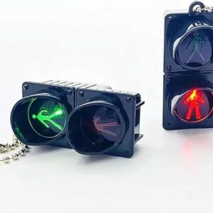 5156PrfZLCL._AC_SX679_ 3D Traffic Light Key Chain Creative Backpack Pendant Car Key Pendant Safe Traffic Promotion Gift Key Hanging Decoration-B0DJRHNKQL