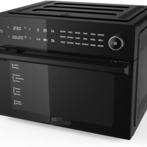 516UHGuvcBL._AC_SL1000_ Family Air Fryer 30L Digital Display Dual Cook Function Air Fryer With Multi Programmes 1800Watt 30-230 Degree Timer 12 Hours Black Editions, Steam Functions-B0DVBJ4XLX