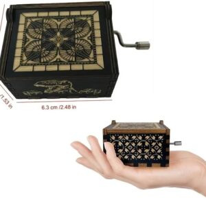 518ueUexZXL._AC_ 1pcs Music box Black addition Park - Music Box Hand-Cranked Music Box-B0D9ZLKPHF
