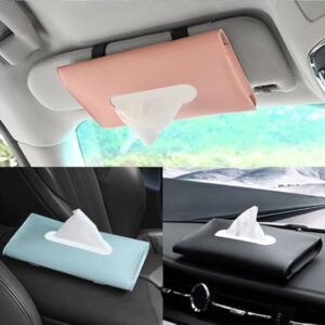 519GzpaK8IL._AC_SX569_ 1Pcs Leather Sun Visor Napkin Box Holder Hanging Car Mask Holder Shading Tissue Case Organizer Auto Storage Decoration Craft-B0B4WNG43C