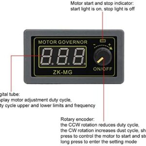 Fafeicy DC Motor Speed Controller PWM Motor Speed Regulator LED Light Dimmer Digital Display Encoder 5V 12V 24V-B08X1TRR9Z
