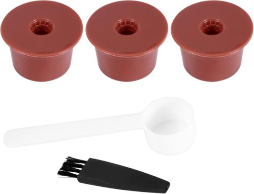 Ksrnsne 3Pcs Coffee Capsules Refillable Steel Coffee Filter Pods Reusable Cup for Caffitaly Coffee Capsule Shell-B0B5GZBBX3