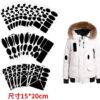 1Pcs only 20X15Cm Self-Adhesive Black Patches on Clothes Down Jackets Umbrella Hole Repair No Need Iron Washable Waterproof Clothing Patch Sticker - Befor Buy See photos (D Black)-B0DY7VWZTT