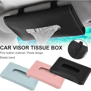 51EhOCoJXkL._AC_SX569_ 1Pcs Leather Sun Visor Napkin Box Holder Hanging Car Mask Holder Shading Tissue Case Organizer Auto Storage Decoration Craft-B0B4WNG43C