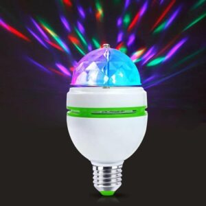 LED Crystal Voice-activated Rotating Stage Lamp-B091BZK45K