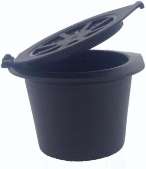5pcs Reusable Coffee Capsules Cups Espresso Pods Filters For Nespresso Machines with 1pc Plastic Bonus Coffee Spoon-B07NF8S6FK