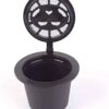 MySouq.Store 1 Pcs Refillable, Reusable Coffee Capsule Pod for Coffee Machine +Plastic Spoon +Small Bruch-B0CR7HW941