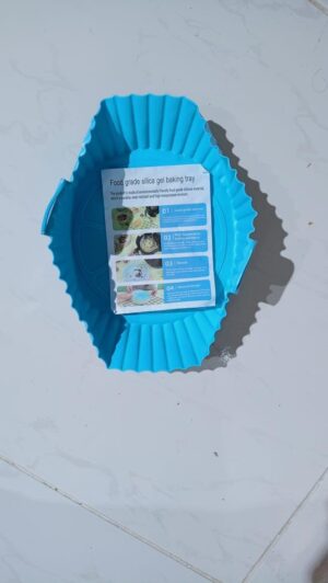 Generic Silicone Air Fryer Plate, AirFryer Plate 25 cm Size, Random Color MAy apply-B0DWPGJDYM