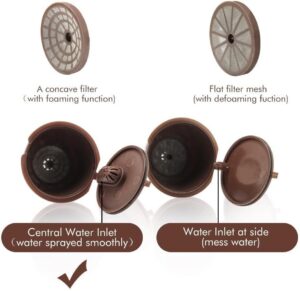 Coffee Filters - For Dolce Gusto Coffee Capsule Plastic Capsule Refillable Reusable Compatible with cafe Dolce Gusto Refill Cup Use 150times (1pcs Random Color)-B08C7LRHQ1