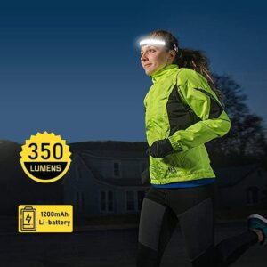 Head Torch,COB 2LED Induction Headlights,USB Rechargeable Headlamp ​with 5 Modes, Bright IPX6 Waterproof Camping Lights for Adults, Lightweight Head Lamp Flashlight for Running, Fishing-B0DK65M7YL
