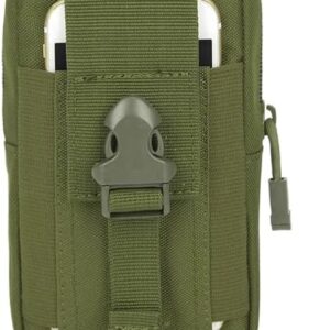 51OT+dx+2+L._AC_ (1) Men Tactical Molle Pouch Belt Waist Bag Edc Phone Pocket Fanny Pack Running Camping Bags Soft Back Hunting Accessories -18X10Cm (Green)-B0DFYW9V9H