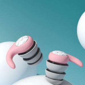 51OYur1dmWL._AC_SL1386_ 1 Pair Triple Layer Silicone Noise Cancelling Earplugs Suitable for Sleep Swimming Waterproof Noise Filter Creating Random Color-B0DWVB6X7S