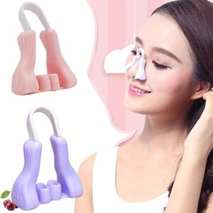 (1Pcs - Clip) Nose Up Lifting Shaping Shaper Orthotics Clip Beauty Nose Slimming Massager Straightening Clips Tool Nose Up Clip Corrector (Pink)-B0DY9S1R8P