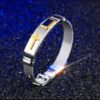 1Pcs - Cross Stainles Steel Mesh Belt Bracelet Fashion Men's Wrist Bracelets On Hand Classic Bracelet Adjustable Jewelry MAx 21Cm-B0DL2DLSWK